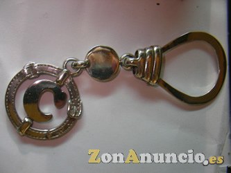 LLAVERO DE PLATA CON FOTO COLOR